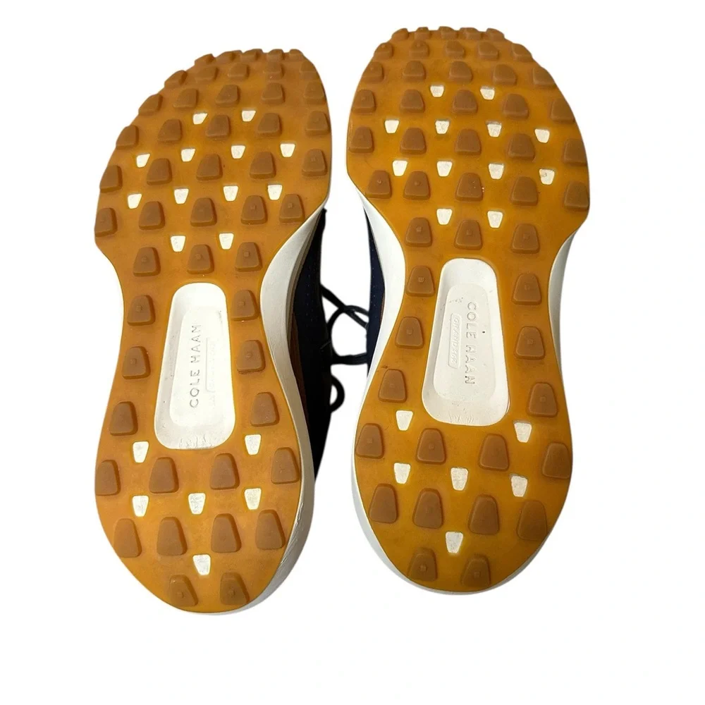 Cole Haan Men’s Grand Motion Woven Stitchlite 2 Navy Tan Ivory Sz 11.5M - Picture 12 of 12